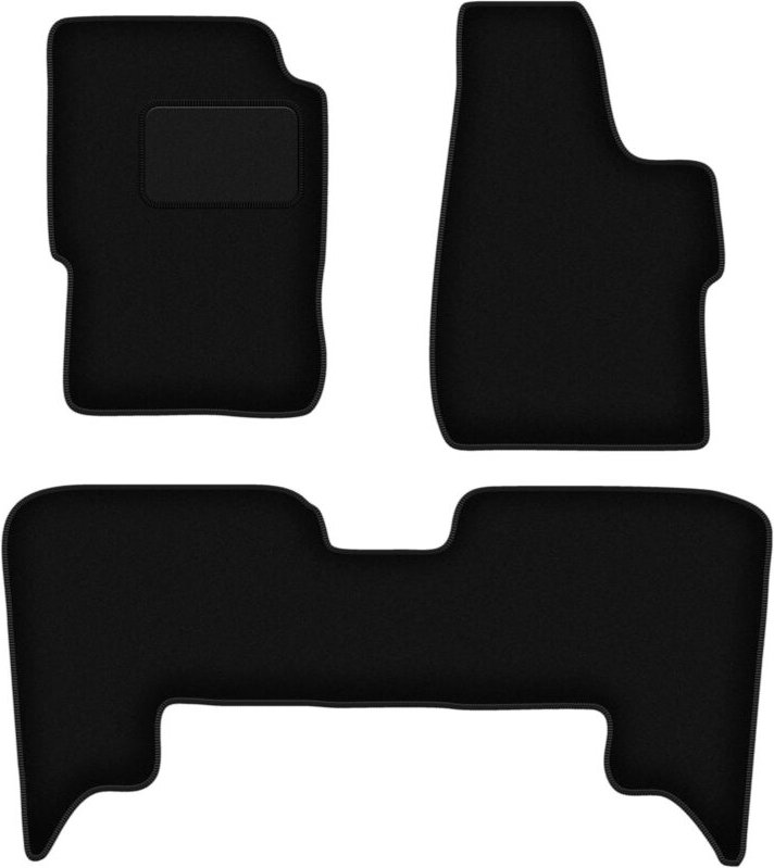 Schwarze Veloursmatten für: Opel Monterey SUV (1991-1999)