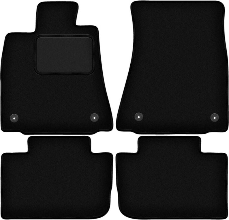 Schwarze Veloursmatten für: Lexus IS III Limousine (2013-)