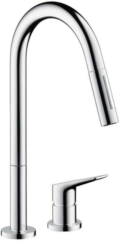 hansgrohe AXOR Citterio M DN 15 2-Loch Einhebel-Küchenmischer 220