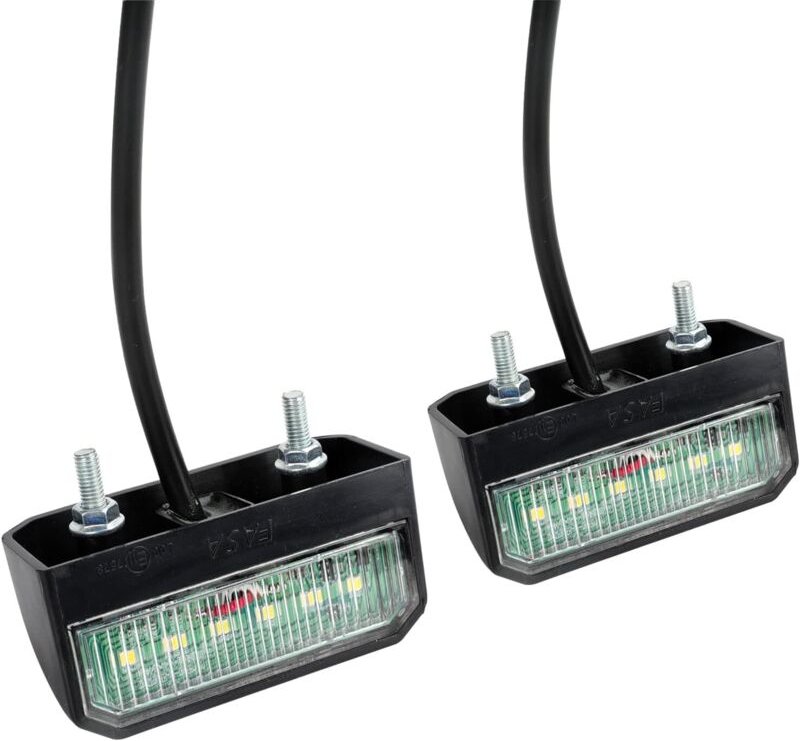 Lntyq - led Kennzeichenleuchten 12V 24V, Kennzeichenbeleuchtung 6000K Weiß - Wasserdicht