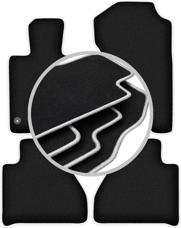 Thumbnail - CARLUX-SILVER Autofußmatten für: Mercedes X-Klasse W470 Pickup (2017-)