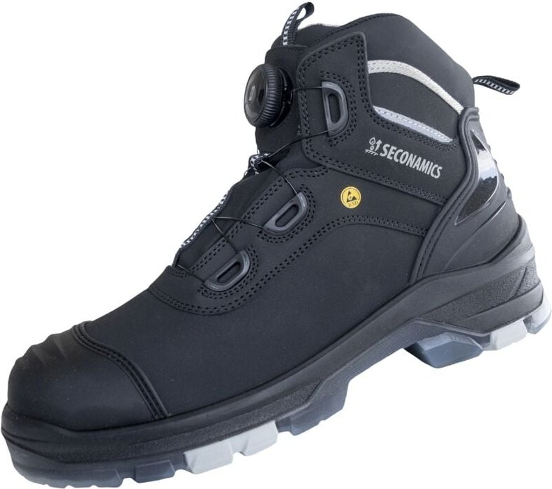 Nitras - ultimate step Sicherheits-Stiefel mid, Gr. 46 W11 S7S esd sr schw., 7220