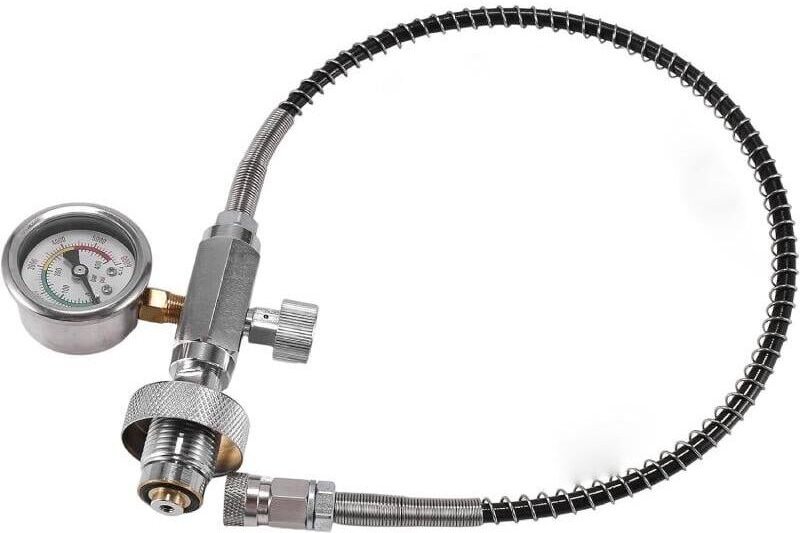 Verbesserter HPA-Luftstation-Ladeadapter von Scuba Tank mit din 232/300 bar-Anschluss zum PCP-Luftladen mumu