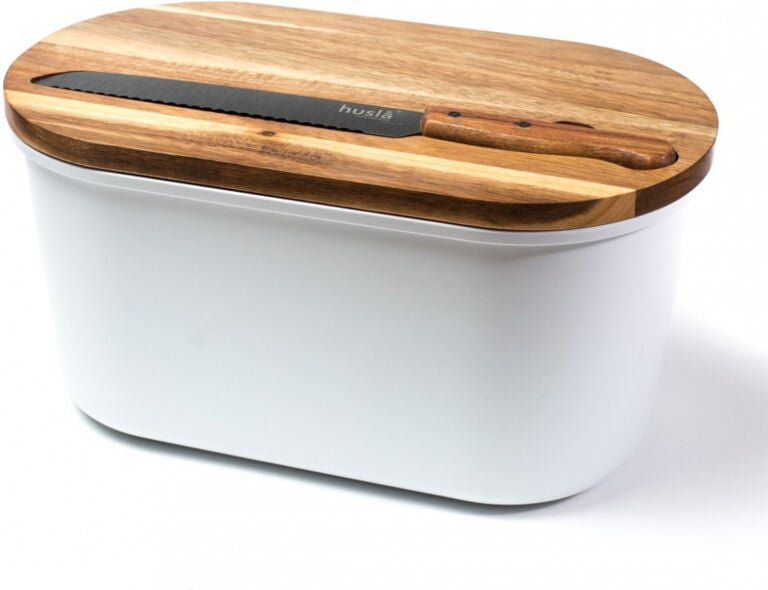 Husla Brotkasten Mit Schneidebrett Und Messer 73940