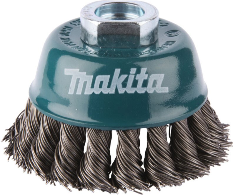 Topfbürste 75 mm • 0,5 mm • Zopfzahl 18 • M14 - Makita