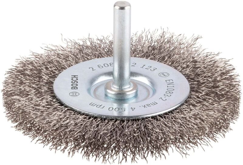 Bosch - Scheibenbürste gewellt rostfrei 80 mm 0,2 mm 4 mm 4500 u/ min