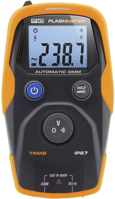 Flashmeter Hand-Multimeter digital Wasserdicht (IP67) cat iv 600 v Anzeige (Counts): - Ht Instruments