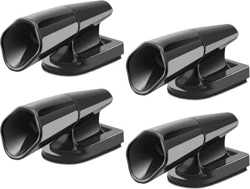 Sifflets de cerf Avertissement de la faune sifflet ultrason anti gibier pour voitures, véhicules, motos, noir Ultrasoniq...