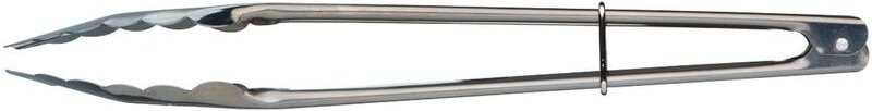 KitchenCraft Mittlere Edelstahl-Lebensmittelzange, Silber, 30 cm (12")