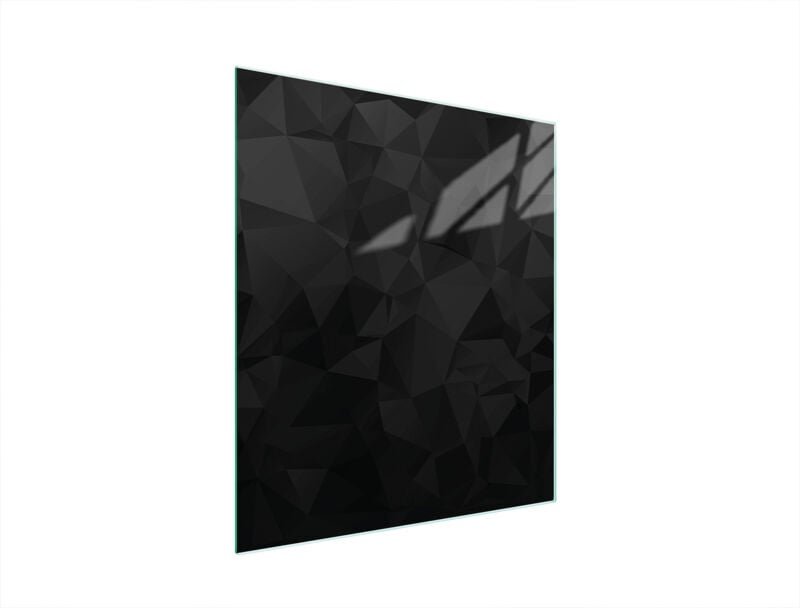 Glasschneidebrett 45x52 Schwarz