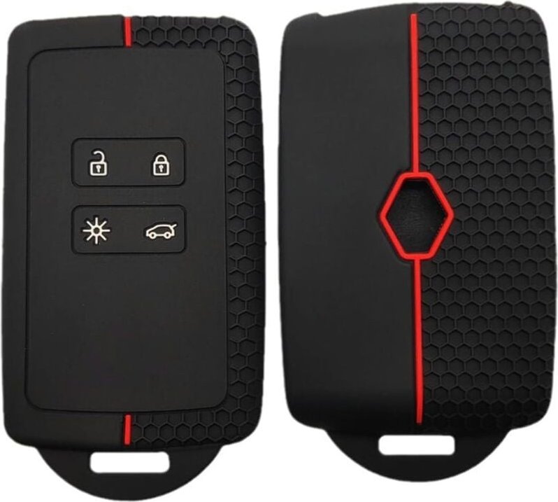 Lntyq - Coque de Clé de Voiture Compatible pour Renault Clio Megane Koleos Kadjar Kangoo Twingo Talisman Captur Espace D...