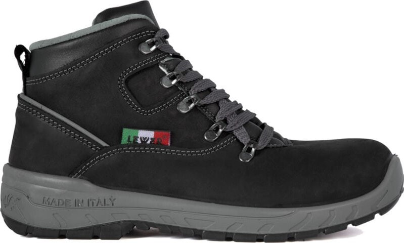 Lewer 676 S3 SRC Sicherheitsschuhe - - Schwarze