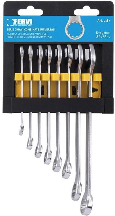 Thumbnail - Set mit 6 Multilock-Kombinationsschlusseln Fervi 0187