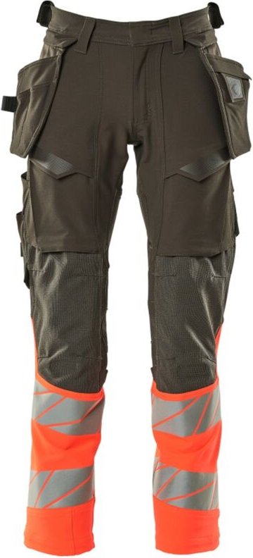 Mascot - Hose mit Hängetaschen 19131-711-18222 Gr. 82C44 dunkelanthrazit/hi-vis rot