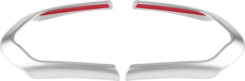 Zoternen 2 Stück Lenkradabdeckung Zierrahmen für MSport F20 F22 F30 F32 F10 F06 F15 F16