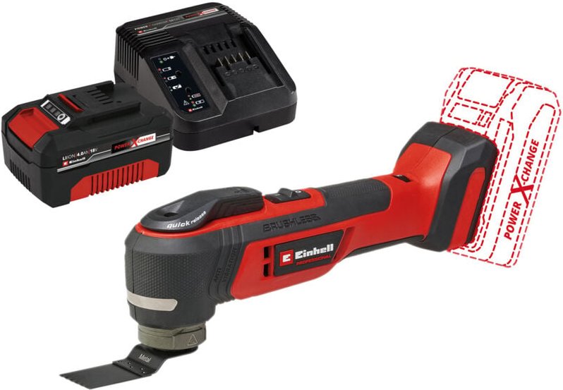 Thumbnail - Einhell - professional Akku-Multifunktionswerkzeug tp-mg 18 Li bl Kit (1x 4,0 Ah)