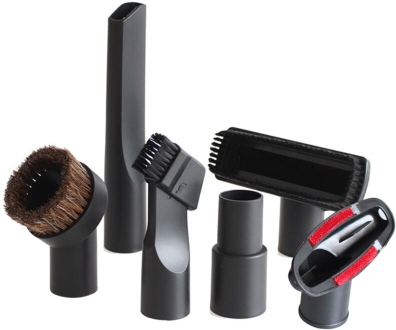 Thumbnail - 6-teiliges Universal-Staubsauger-Bürsten-Düsen-Set für Zuhause, Abstauben, Spalten, Treppen, für 32 mm, 35 mm, Zubehör