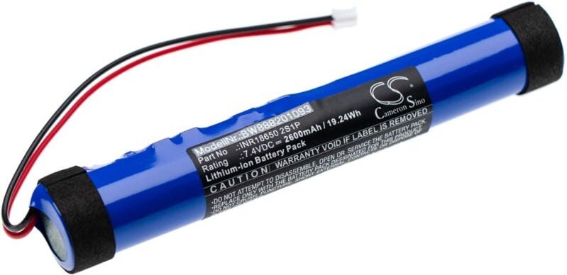 Vhbw - Akku kompatibel mit Nyne Vibe Lautsprecher Boxen Speaker (2600 mAh, 7,4 v, Li-Ion)