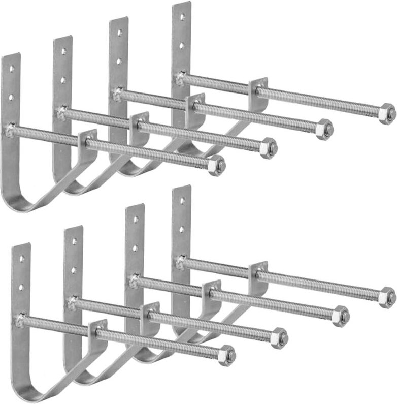 Baumarktplus - 8x Felgenhaken Aufbewahrungssystem zur Reifenaufbewahrung Felgenhalter