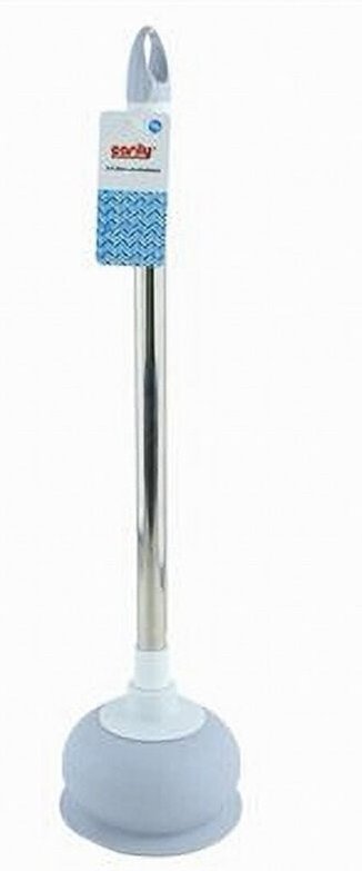 Trade Shop Traesio - Trade Shop - sturalavandino bagno ventosa in gomma für wc mit plastic acciaio 87624 -