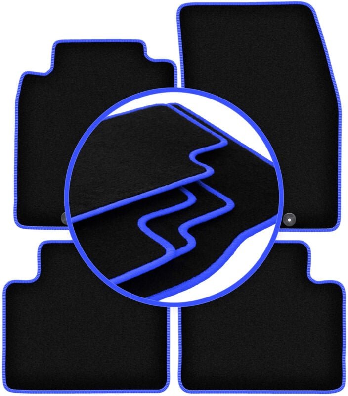 CARLUX-BLUE Autofußmatten für: Nissan X-Trail III T32 SUV (2013-2017)