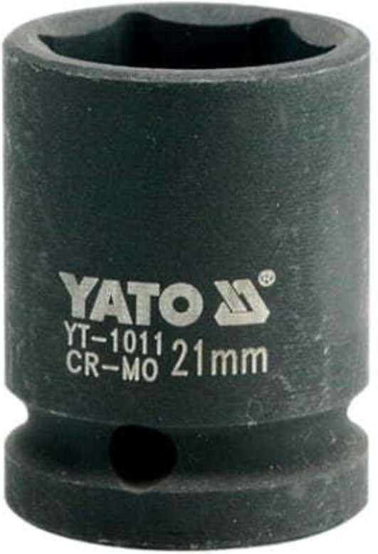 YATO 1/2" KURZER 6-KANT-SCHLAGSTECKSCHLÜSSEL 21mm