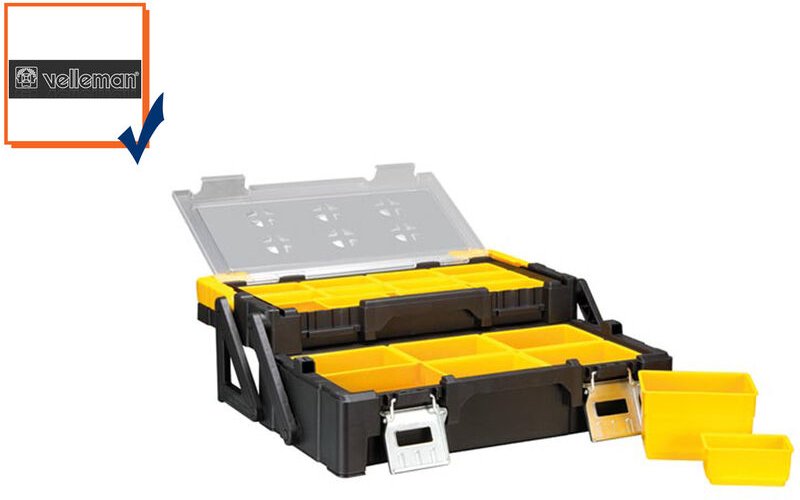 Kunststoff-Werkzeugkasten mit Herausnehmbaren Boxen - 15,2 l