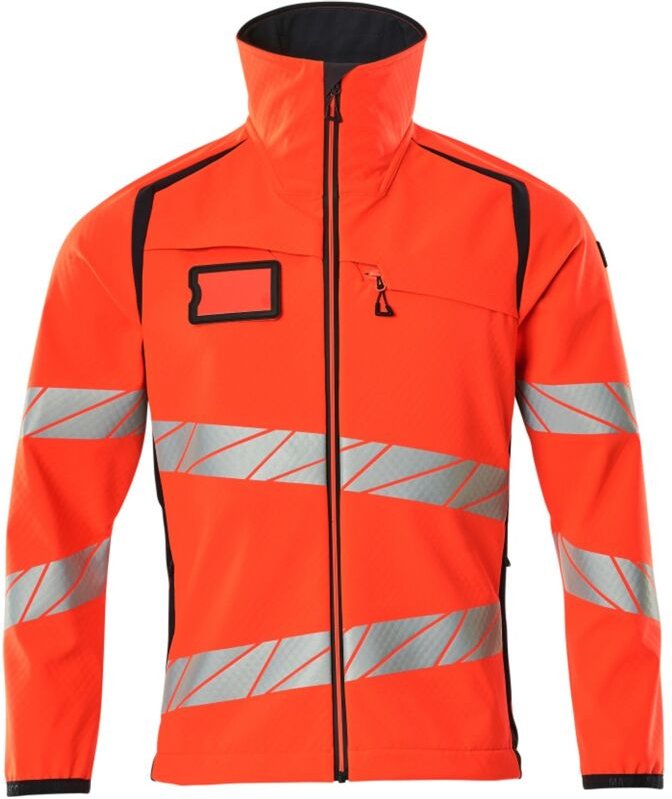 Accelerate safe Softshelljacke 19002-143-22210 Gr. m Hi-vis rot/schwarzblau - Mascot