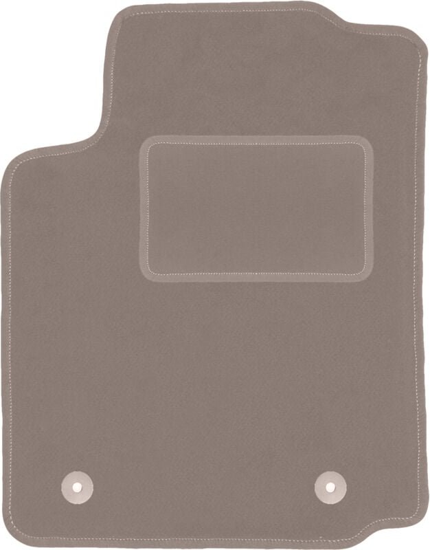 Beige Fahrermatte für: Citroen C2 Fließheck (2003-2009)