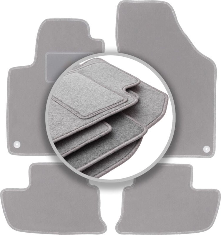 Fußmatten Aschegrau für: Peugeot RCZ Coupé (2010-2015)
