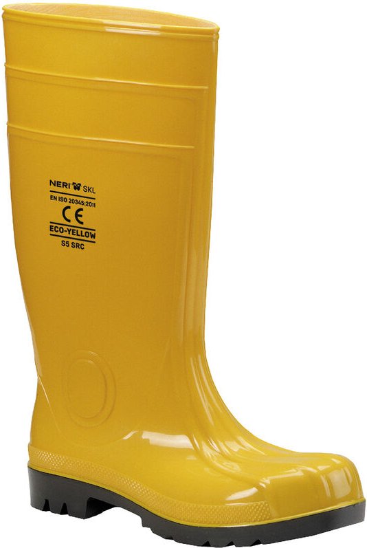 Schwarze Eco-Yellow S5 src Sicherheitsstiefel - 45 eu