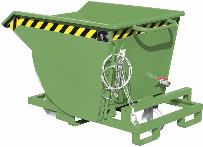 Bauer Spänebehälter SKM 30, lackiert, Resedagrün