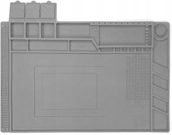 Silikongraue antistatische Matte 45x30cm
