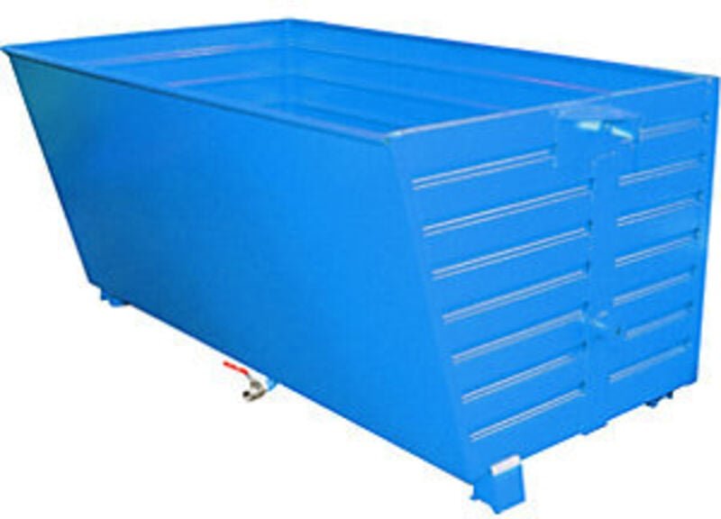 Bauer Späne-Stapelkipper BSS 200, lackiert, Lichtblau