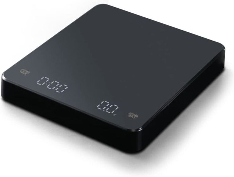 Linghhang - Neue Kaffeewaage mit unsichtbarem LED-Ladebildschirm, multifunktionale elektronische Espressowaage, elektron...