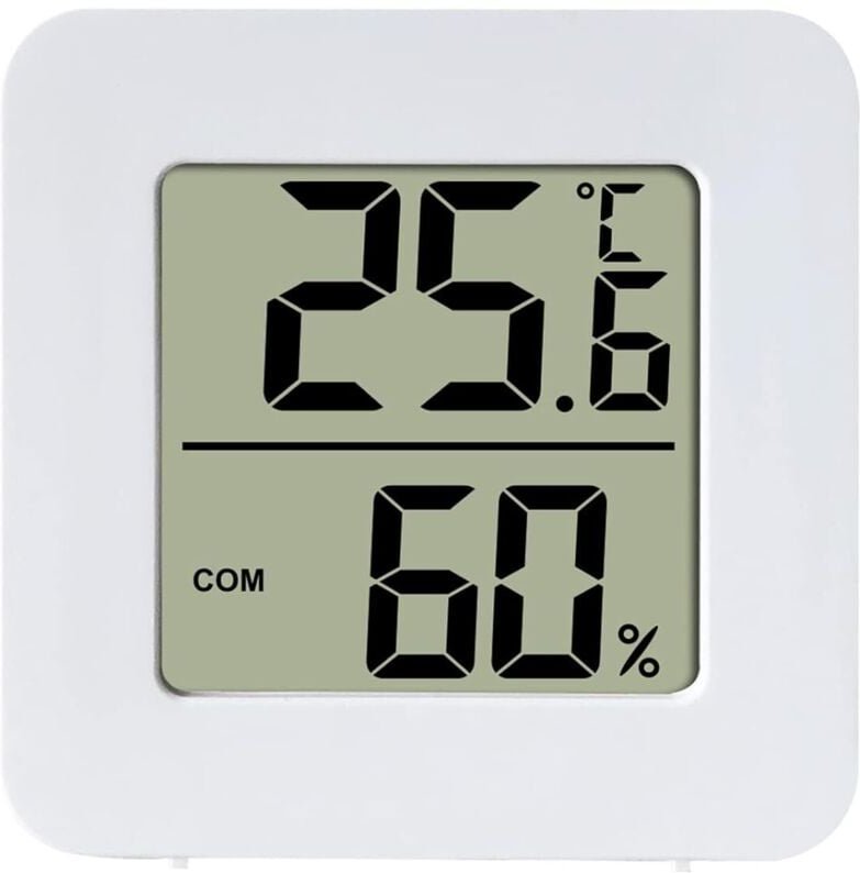 Kleines digitales Hygrometer, Innenthermometer, Raumthermometer, Temperaturmonitor und Feuchtigkeitsmesser für Komfort i...