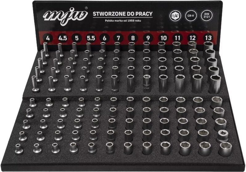1/4" 6-Punkt-Steckschlüssel-Starterkit