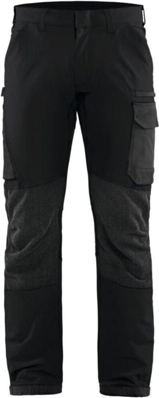 Thumbnail - Blakläder Service Bundhose, schwarz / dunkelgrau, Konfektionsgröße 52