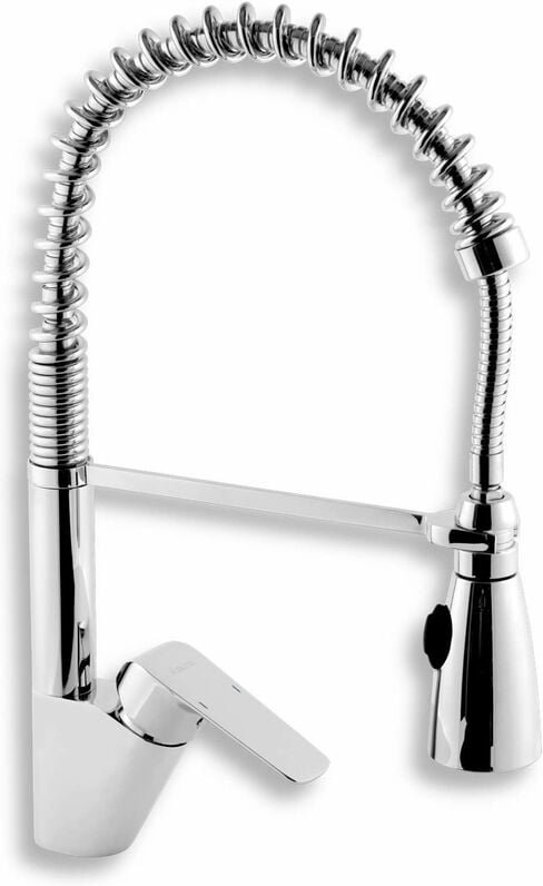 Novaservis - Nobless Tina - Spültischarmatur mit flexiblem Rahm und Geschirrbrause, chrom 38481,0
