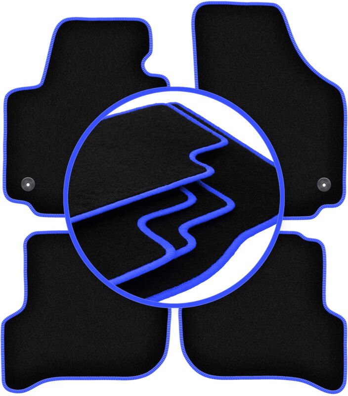 CARLUX-BLUE Autofußmatten für: Seat Altea XL Minivan (08.2008-2015)