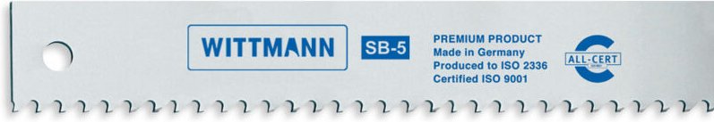 SB-5 HSS Maschinensägeblatt 450x32x2,0 mm 6 Zähne/Zoll KOMETWITTMANN