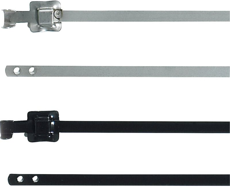 Thumbnail - Hellermanntyton - 111-00149 MLT24SSC10-SS316/SP-BK Kabelbinder 630 mm 10 mm Schwarz Bandverschluss umb