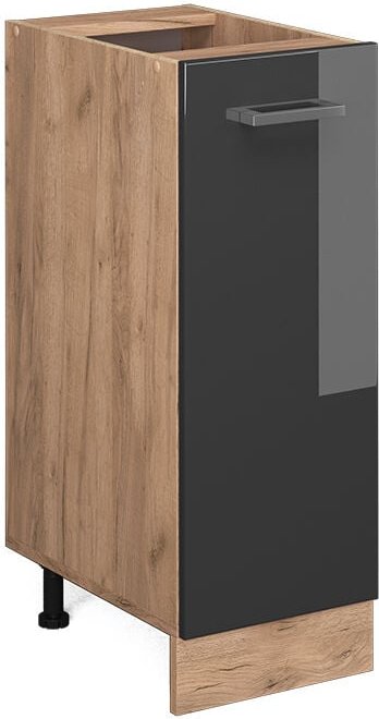 Thumbnail - Apothekerschrank R-Line, Anthrazit Hochglanz, 30 cm ohne Arbeitsplatte Vicco