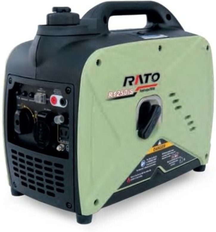RATO R1250iS schallgedämpfter Inverter-Generator mit 4-Takt-Benzinmotor 60 ccm 12 V