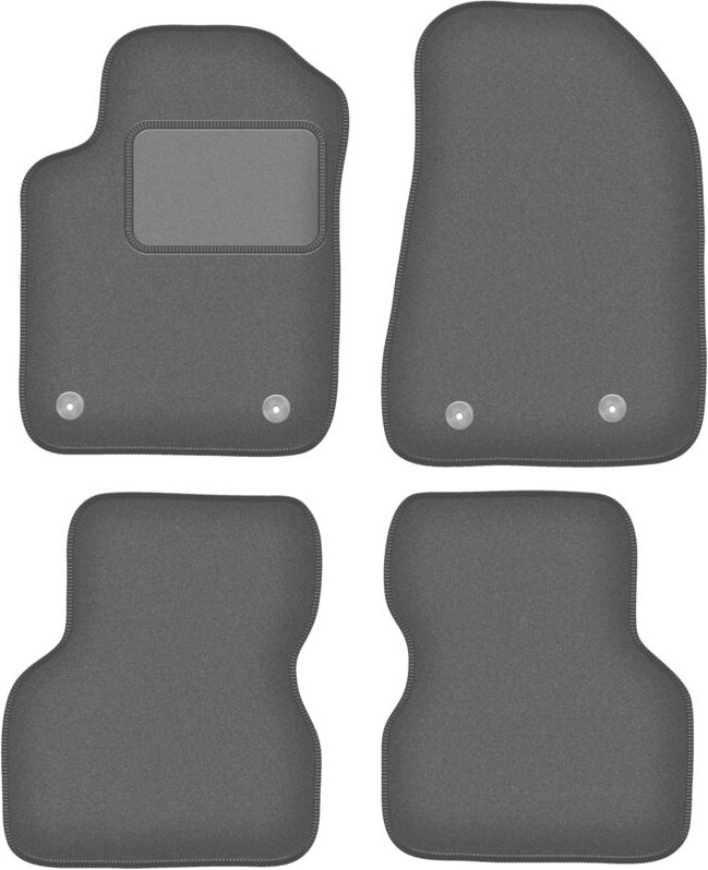 Graphit-Fußmatten für: Alfa Romeo Giulietta Schrägheck (2010-2020)
