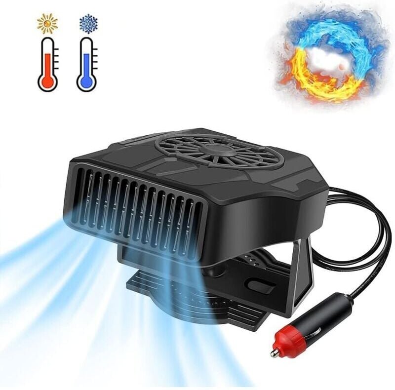 Auto-Innenraumheizung, Beheizter Autolüfter, 2-in-1-Heizlüfterfunktion - Ymyny