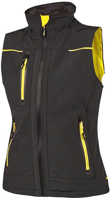 Arbeitsschutzweste ohne Ärmel Softshell Damen UNIVERSE - Schwarz XS
