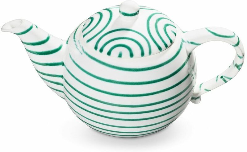 Gmundner Keramik Grüngeflammt, Teekanne 1,5 Liter