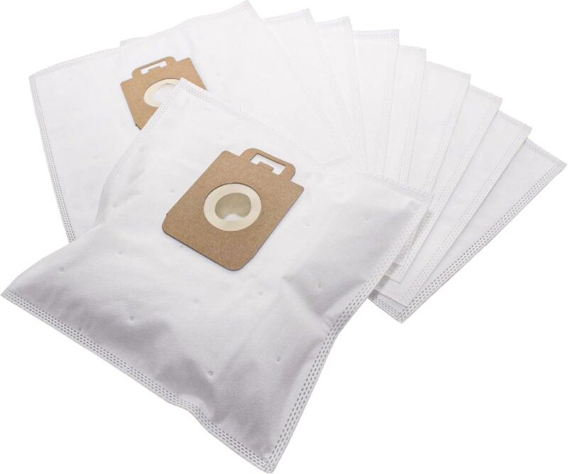 10x Staubsaugerbeutel kompatibel mit Volta Modelys, Quickstop Staubsauger - Mikrovlies, 32cm x 19cm Weiß - Vhbw