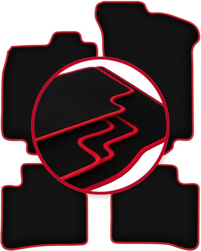 CARLUX-RED Autofußmatten für: Lancia Delta II Fließheck (1993-1999)